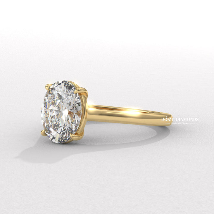 modern engagement ring, romantic proposal ring, oval solitaire ring, oval center stone ring, oval shape diamond ring, elongated oval diamond ring, oval brilliant diamond ring, engagement jewelry,