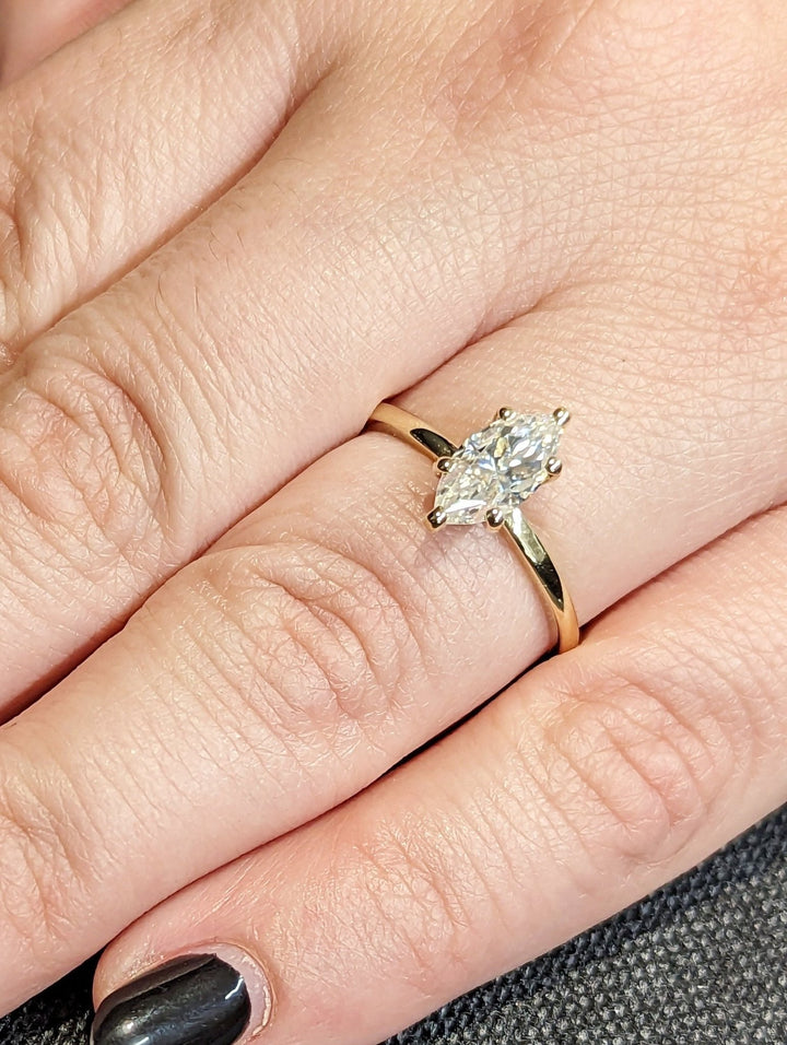marquise cut fine jewelry ring,