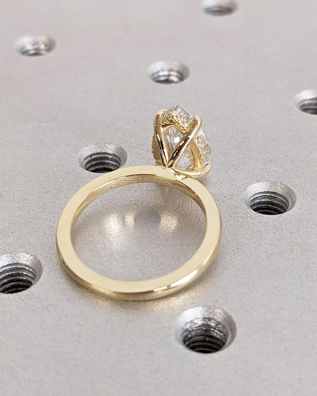pear cut engagement ring for bride,