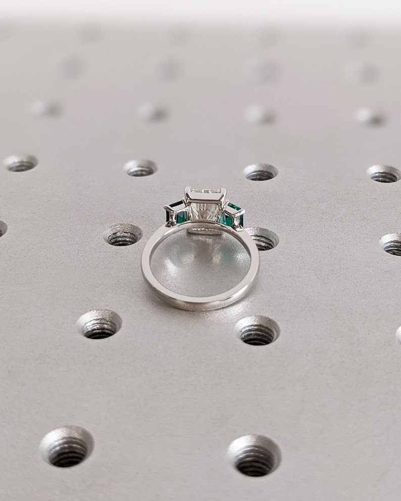 radiant diamond engagement ring,