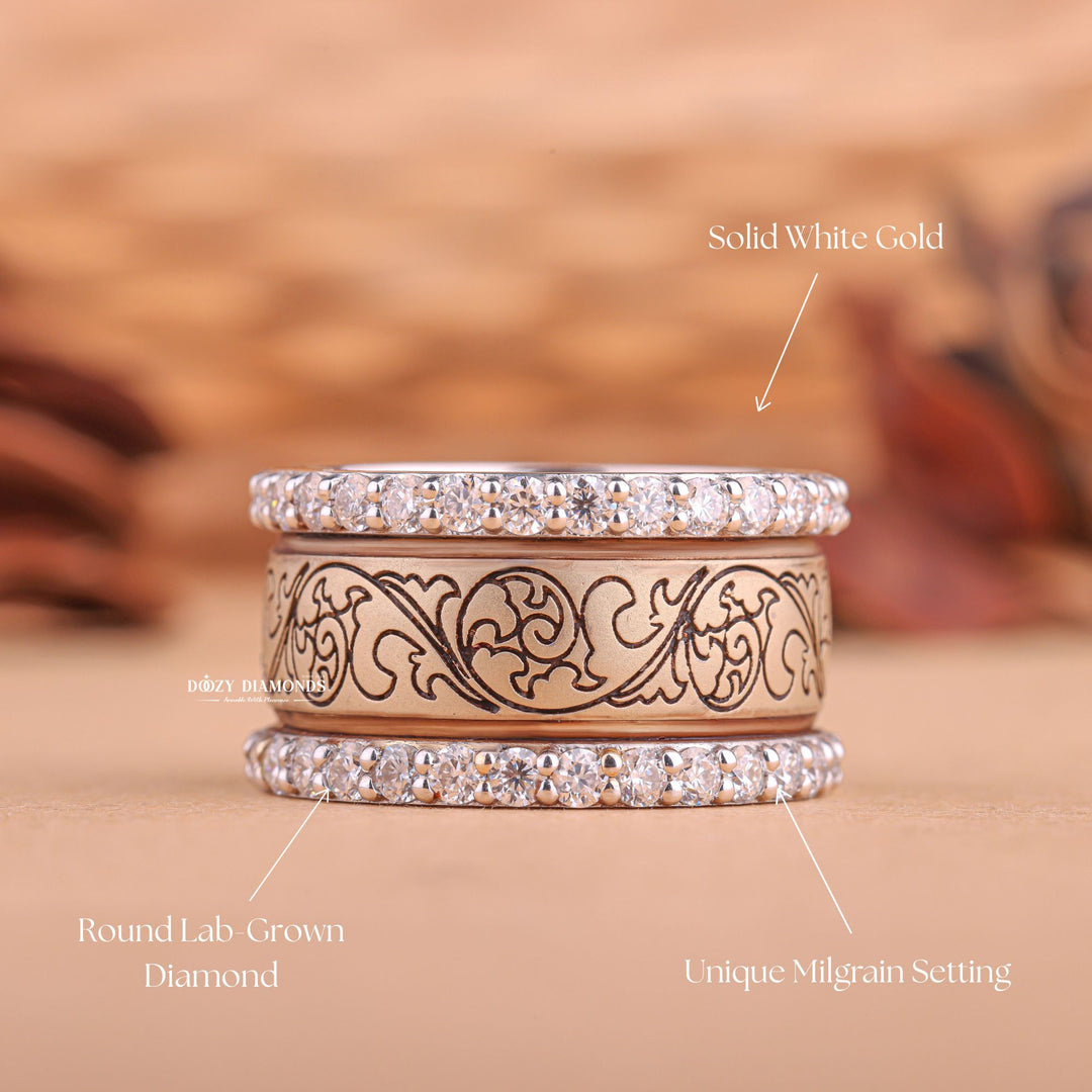  luxury milgrain diamond rings for purchase, milgrain diamond ring styles and prices, vintage-inspired milgrain diamond ring for her, handcrafted milgrain diamond rings, 