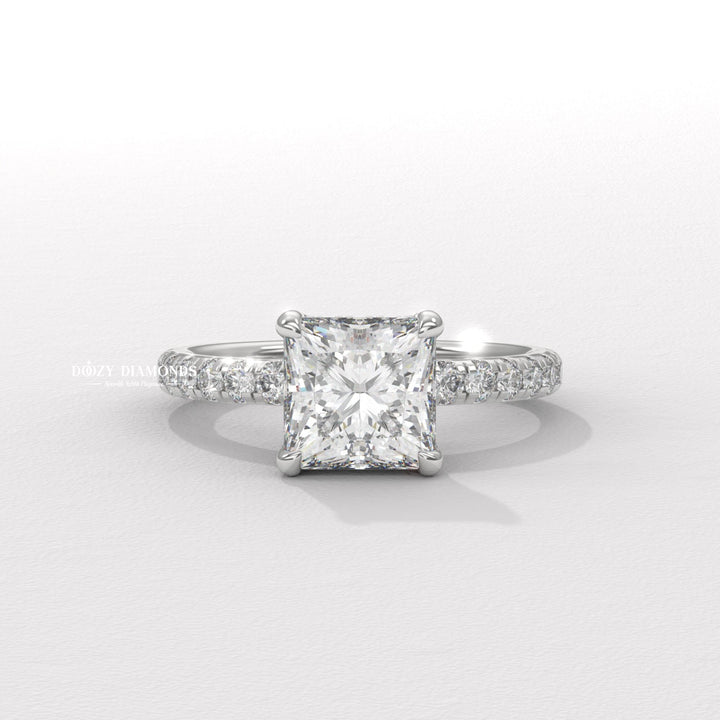 luxury bridal jewelry, women’s engagement jewelry, handcrafted diamond ring, fine jewelry engagement ring, princess jewelry ring, proposal diamond ring, elegant bridal ring, timeless diamond jewelry.