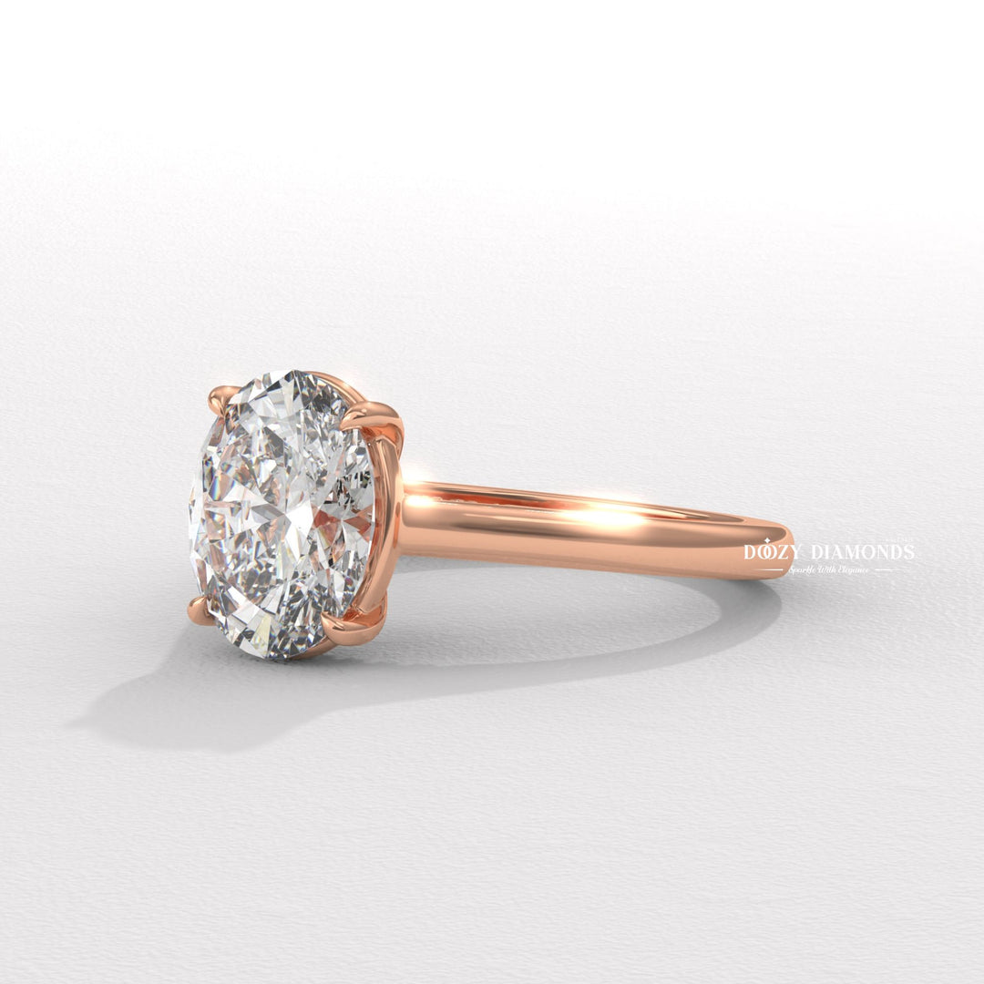 VS clarity diamond ring, brilliant sparkle ring, ethical engagement ring, sustainable bridal ring, premium lab diamond ring, oval wedding ring, oval bridal jewelry, engagement ring gift,