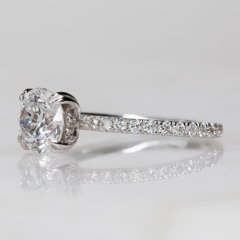 hidden halo luxury ring