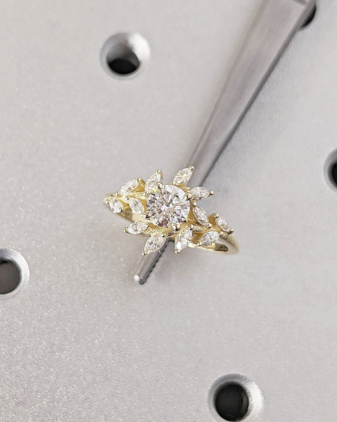 handcrafted engagement ring,