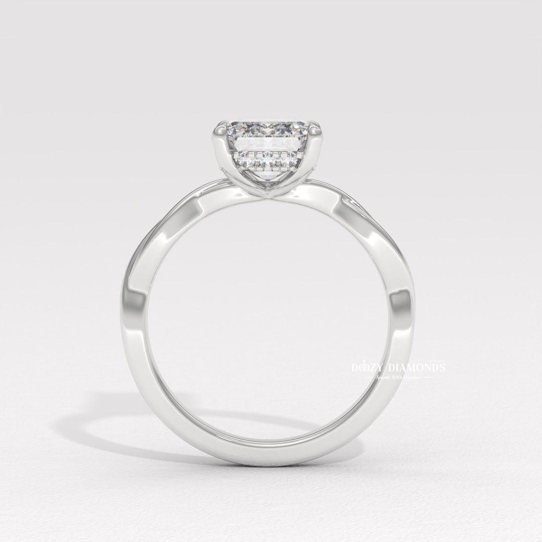 engagement ring gift, luxury bridal jewelry, women’s engagement jewelry, handcrafted diamond ring, fine jewelry engagement ring, emerald jewelry ring, proposal diamond ring, contemporary bridal ring, sustainable luxury jewelry, modern bridal ring, elegant wedding ring, emerald cut bridal