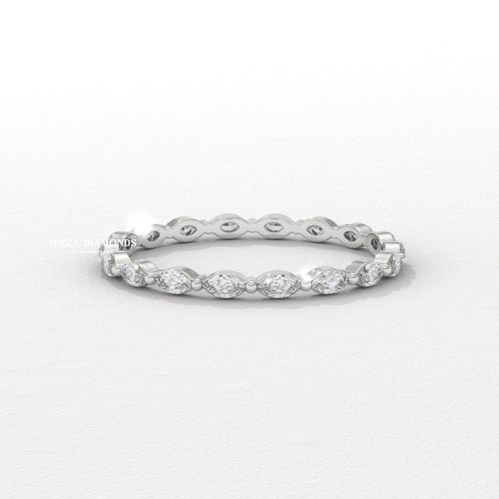 Marquise Lab Grown Diamond Band In Full Eternity