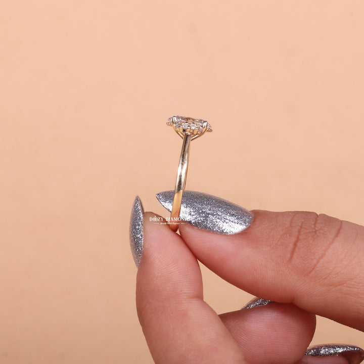 Nature-inspired engagement ring, Unique engagement ring, Custom engagement ring, Affordable engagement ring, Luxury engagement ring, Discount engagement ring, 