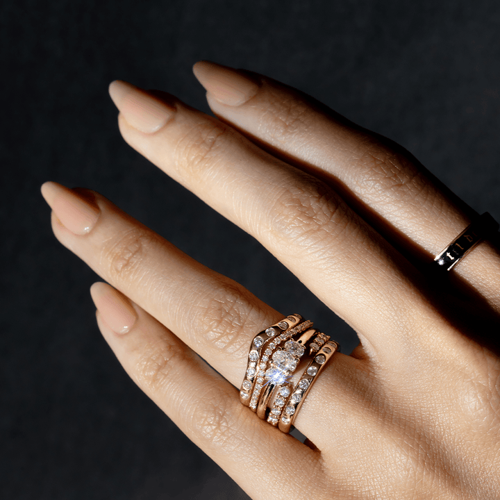 Round Diamond CVD EF/VVS Flush Set Eternity Wedding Band