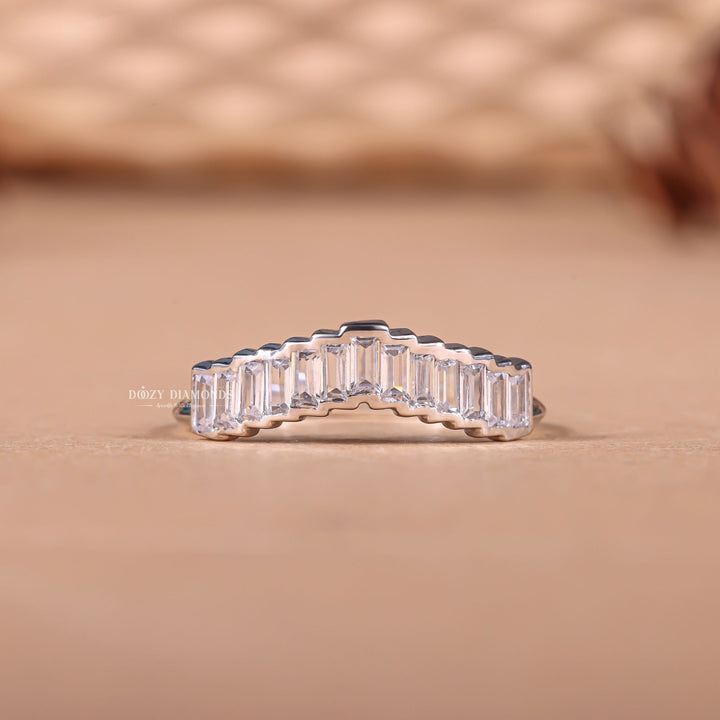 Baguette diamond band white gold, Baguette diamond band rose gold, Baguette diamond band yellow gold, Baguette diamond band for women, Baguette diamond band for men, Baguette diamond band for couples, 