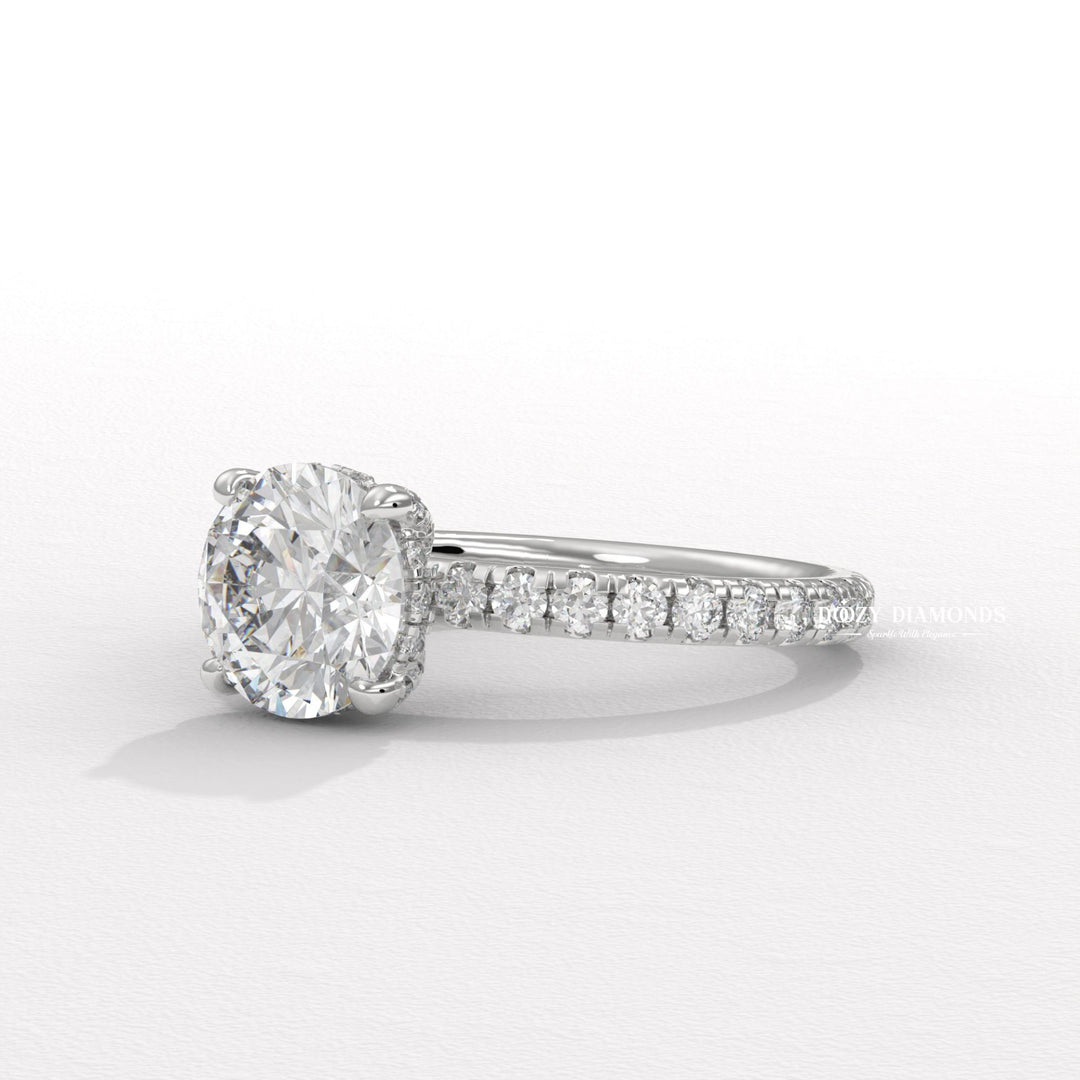 diamond bridal ring, anniversary ring, promise ring, luxury jewelry, diamond jewelry, statement engagement ring, premium diamond ring, elegant engagement ring, timeless engagement ring, classic engagement ring, modern engagement ring, romantic proposal ring, round solitaire ring,
