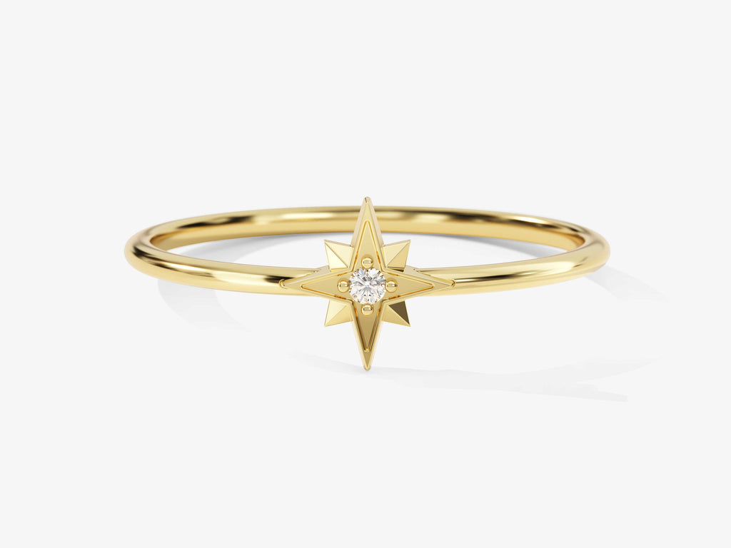 North Star Diamond Ring For Her