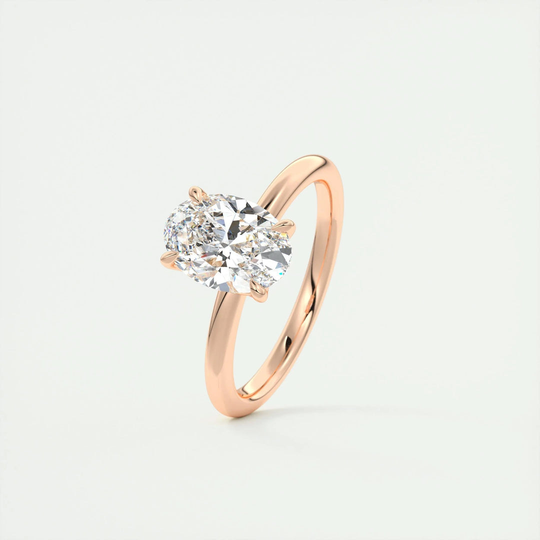 oval cut luxury ring, proposal ready