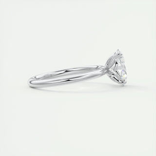 1.5ct Oval Shaped F- VS1 Diamond Solitaire Lab Grown Engagement Ring