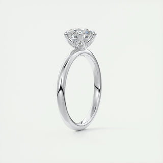 1.5ct Round F- VS1 Diamond Solitaire Lab Grown Engagement Ring