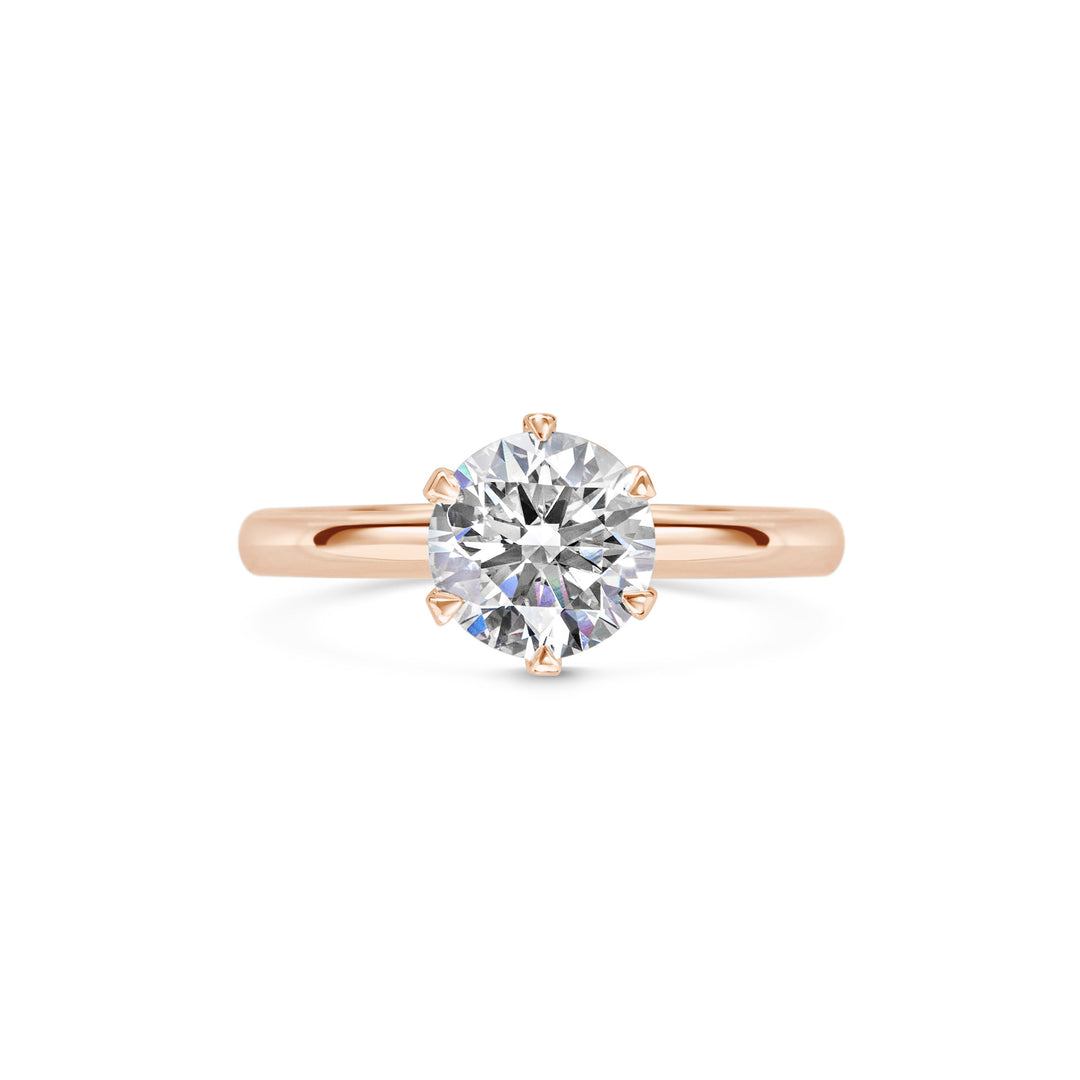 1.5ct Round F- VS1 Lab Grown Diamond Solitaire Engagement Ring