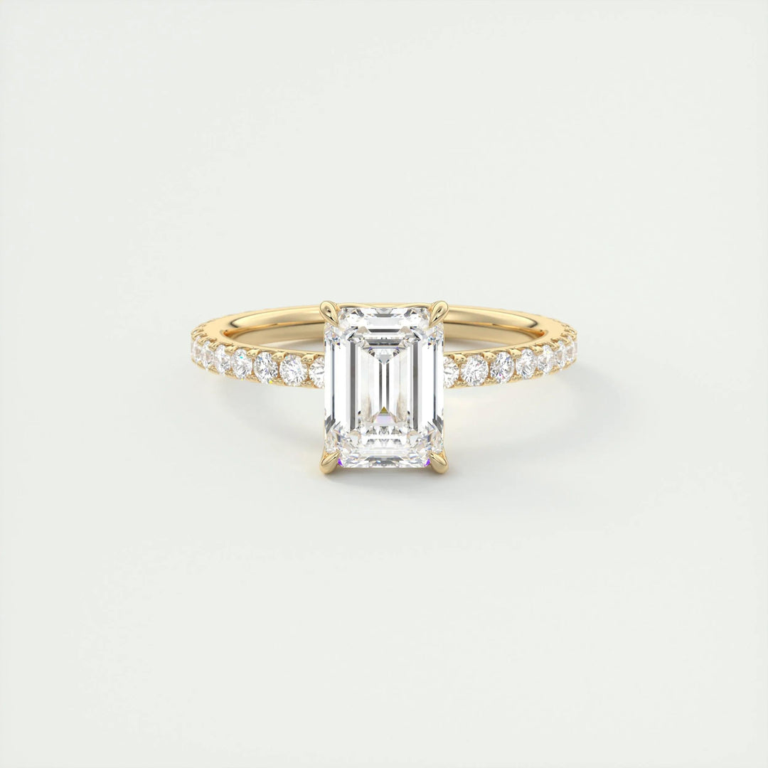 1.75ct emerald diamond ring