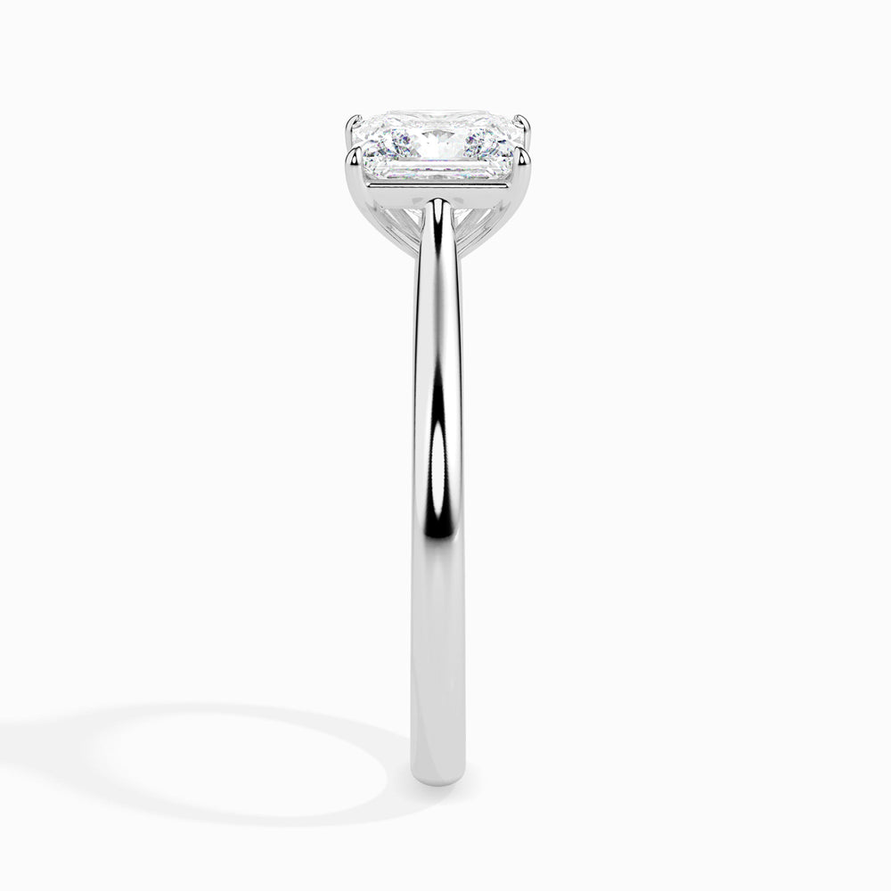 1ct Princess F- VS Lab Grown Diamond Solitaire Engagement Ring