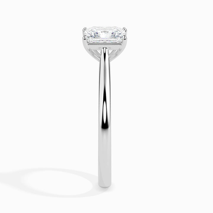 1ct Princess F- VS Lab Grown Diamond Solitaire Engagement Ring