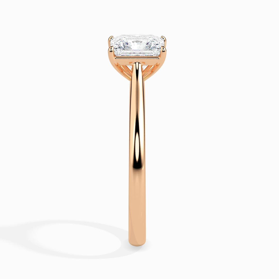 1ct Princess F- VS Lab Grown Diamond Solitaire Engagement Ring