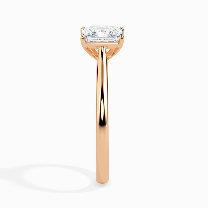 1ct Princess F- VS Lab Grown Diamond Solitaire Engagement Ring