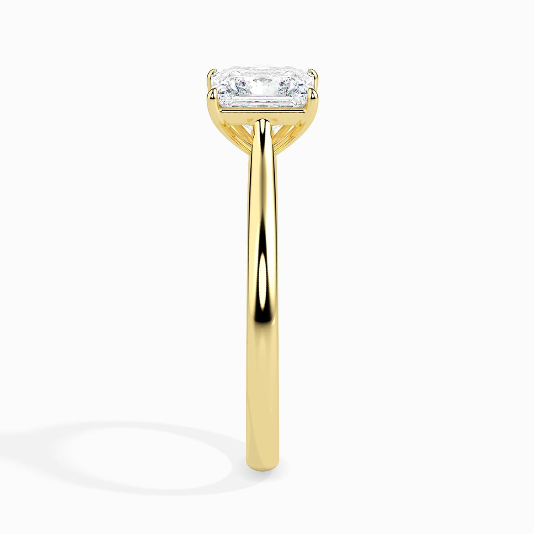 1ct Princess F- VS Lab Grown Diamond Solitaire Engagement Ring