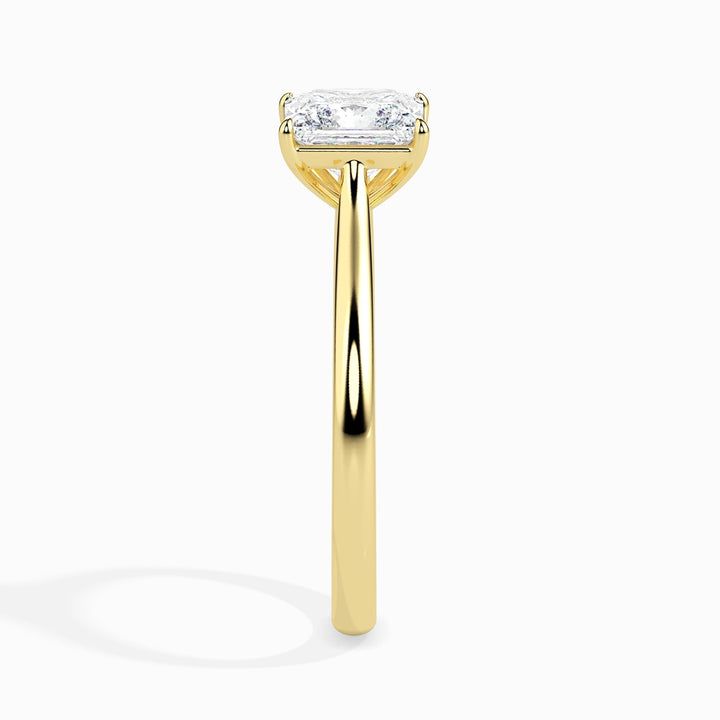 1ct Princess F- VS Lab Grown Diamond Solitaire Engagement Ring
