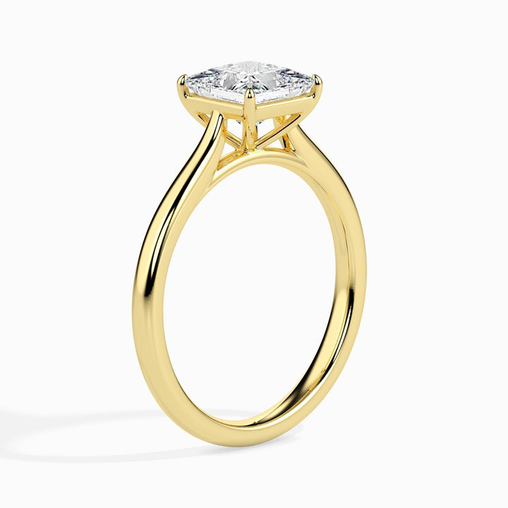 1ct Princess F- VS Lab Grown Diamond Solitaire Engagement Ring