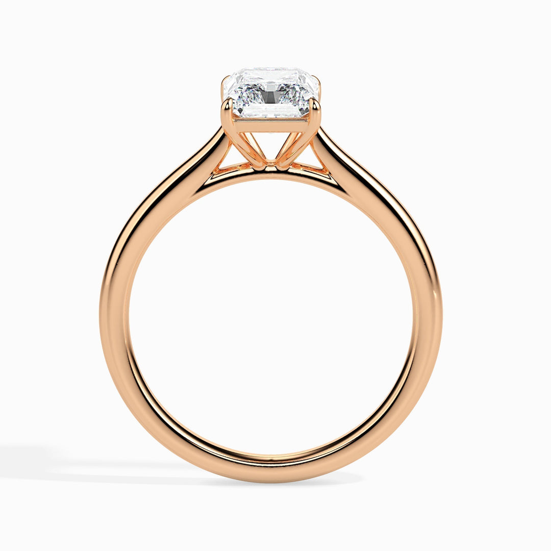 1ct Radiant Cut F- VS Lab Grown Diamond Solitaire Engagement Ring