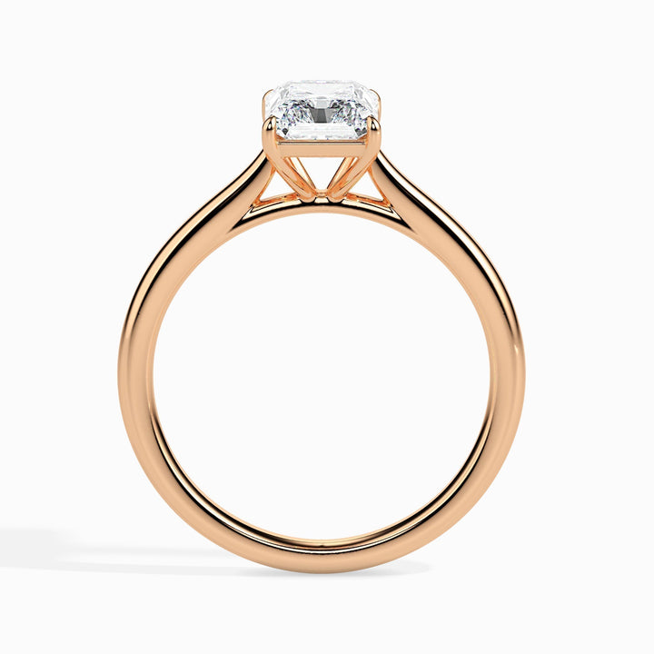 1ct Radiant Cut F- VS Lab Grown Diamond Solitaire Engagement Ring