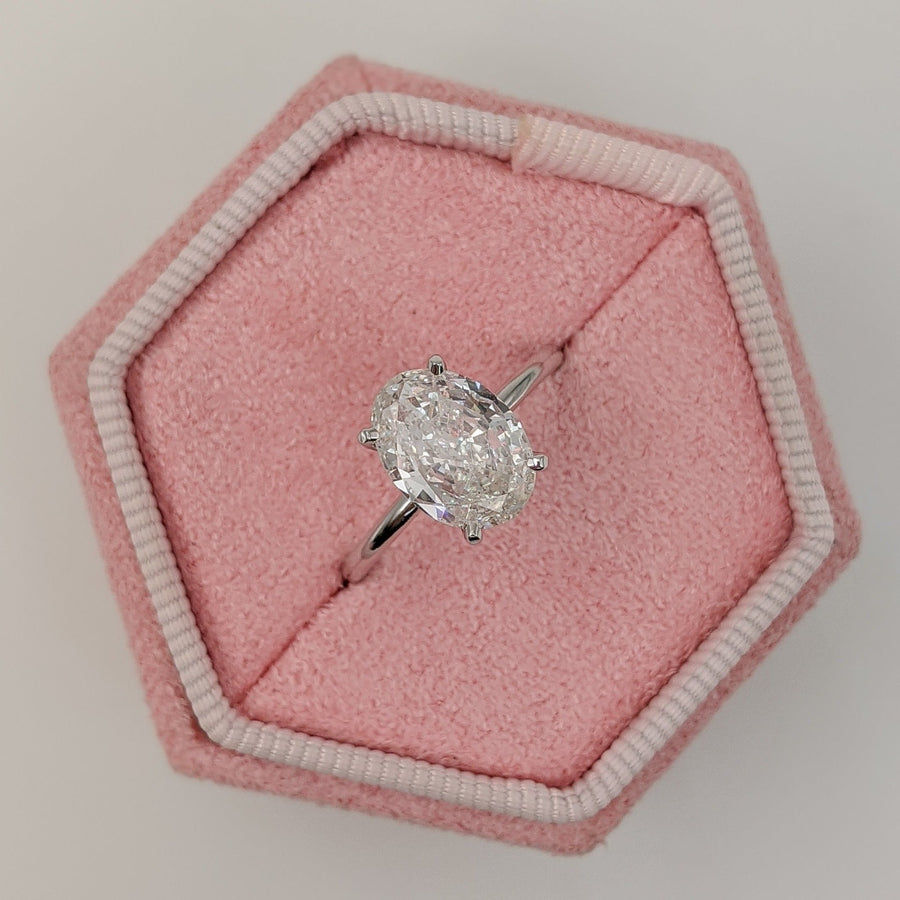 2.01ct Oval F- VS1 Lab Grown Diamond Solitaire Engagement Ring lab-grown diamond rings for women Doozy Diamonds 2.01ct Oval F- VS1 Lab Grown Diamond Solitaire Engagement Ring lab-grown diamond rings for women Doozy Diamonds