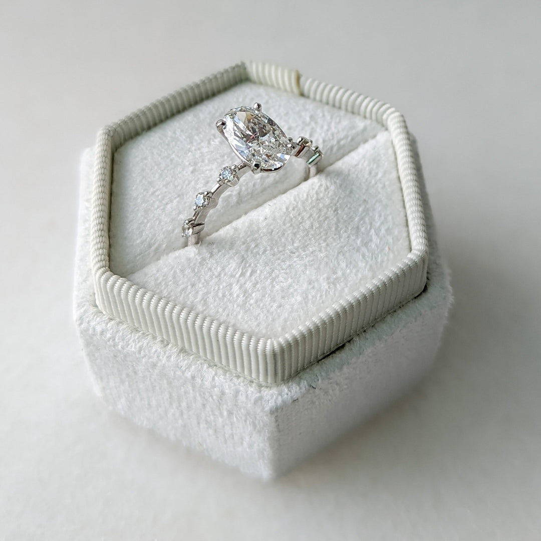 2.01ct diamond ring, oval cut diamond ring, oval diamond engagement ring, oval diamond ring, oval solitaire ring, F color diamond ring, VS1 diamond ring, near colorless diamond ring, luxury diamond ring,