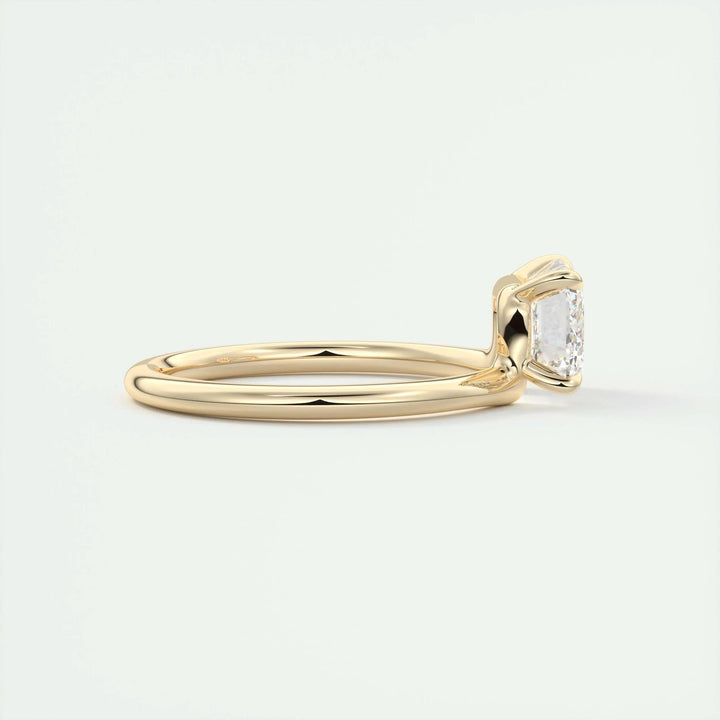 2ct Emerald Cut F - VS1 Lab Grown Diamond Solitaire Engagement Ring - Doozy Diamonds