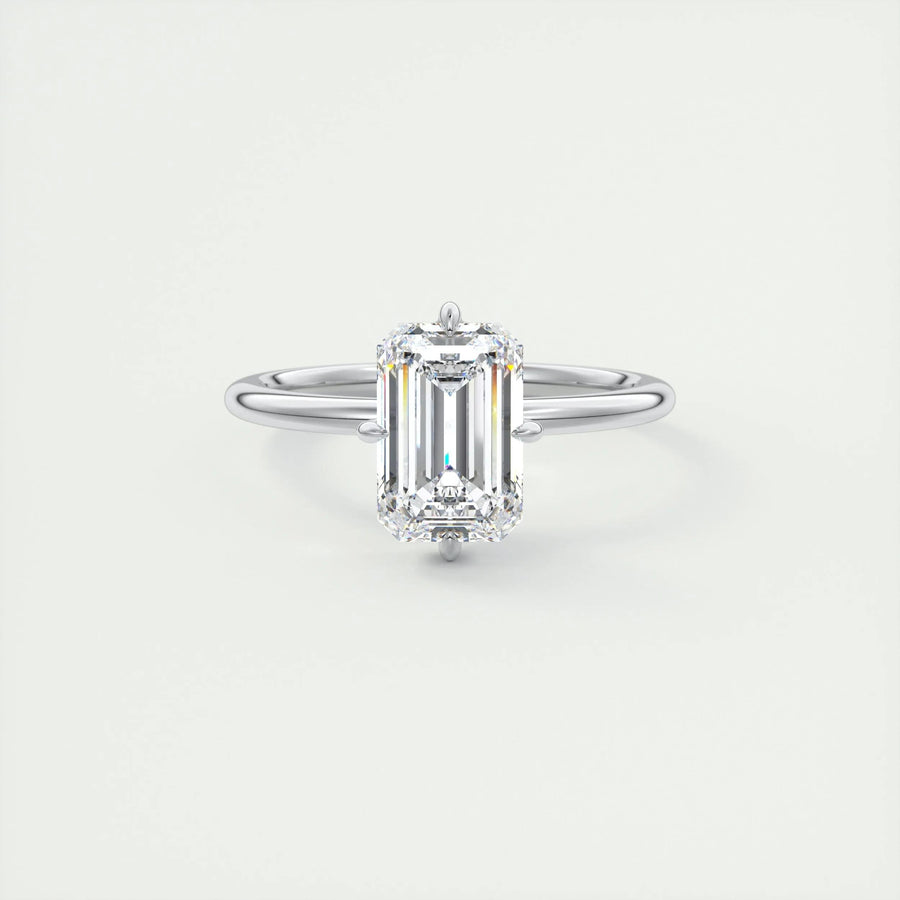 2ct Emerald F - VS1 Lab Grown Diamond Solitaire Engagement Ring - Doozy Diamonds