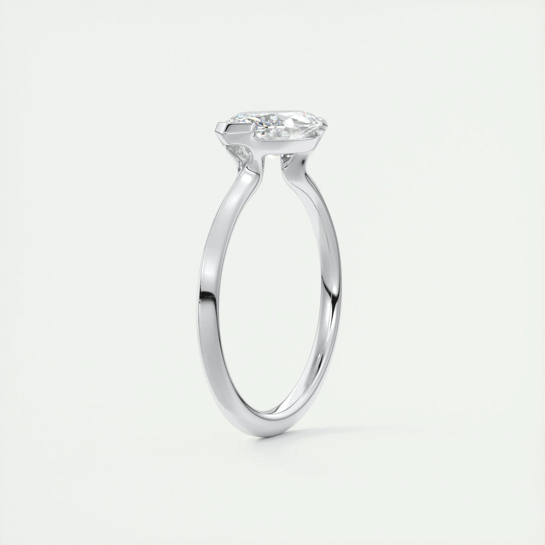 2ct Marquise F - VS1 Lab Grown Diamond Solitaire Engagement Ring - Doozy Diamonds