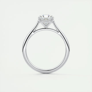 2ct Oval F- VS1 Lab Grown Diamond Solitaire Engagement Ring