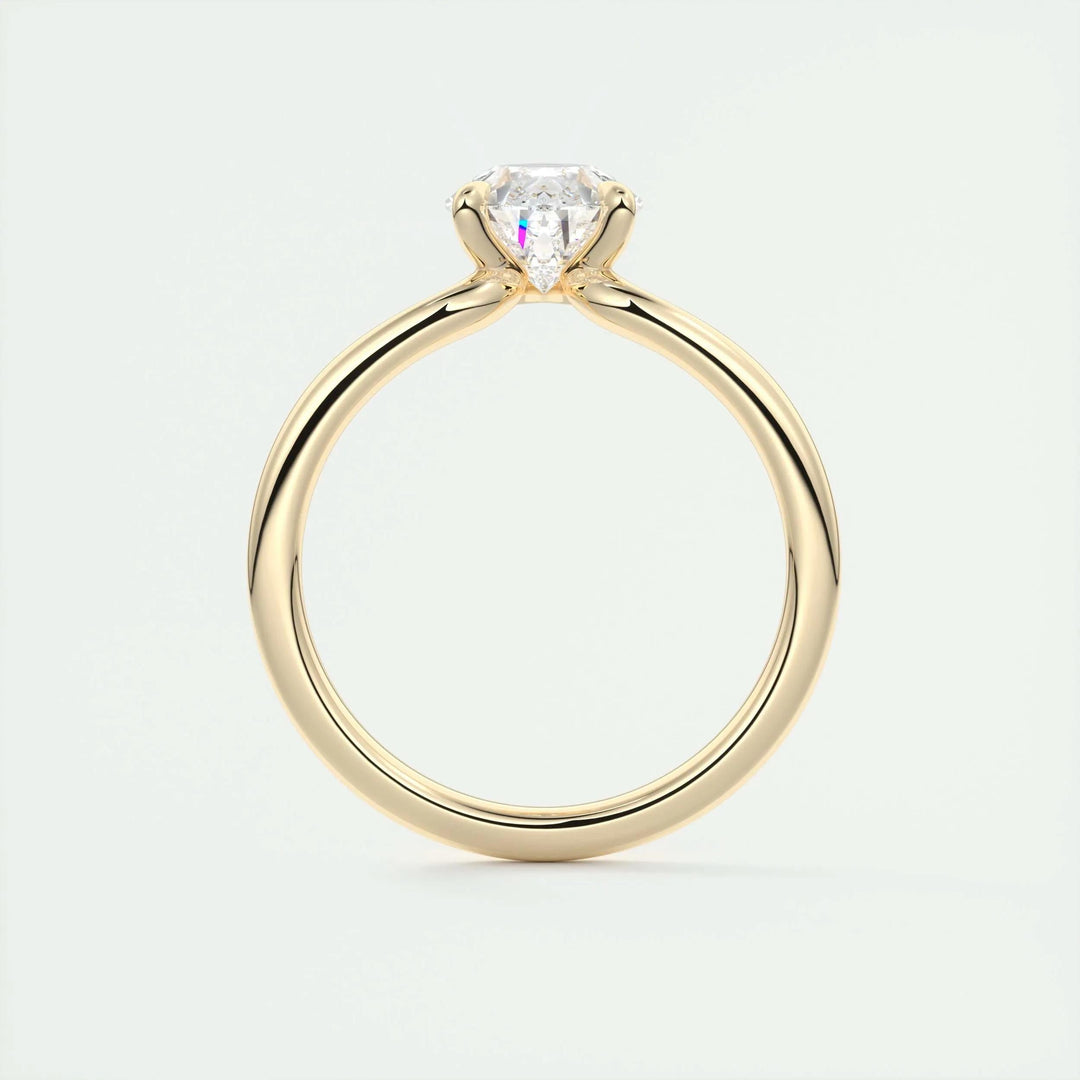 2ct Pear Shaped F- VS1 Lab Grown Diamond Solitaire Engagement Ring