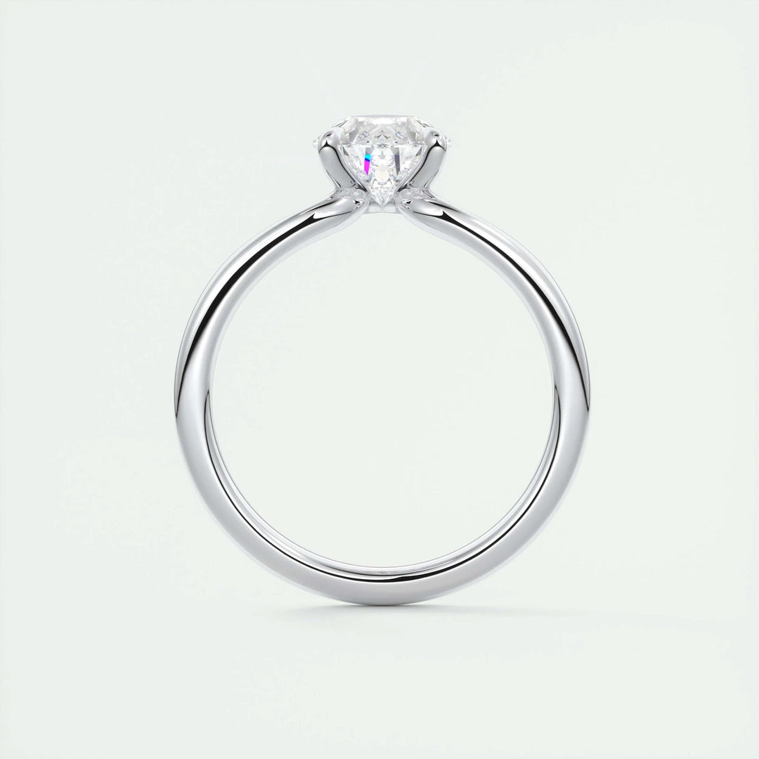 2ct Pear Shaped F- VS1 Lab Grown Diamond Solitaire Engagement Ring