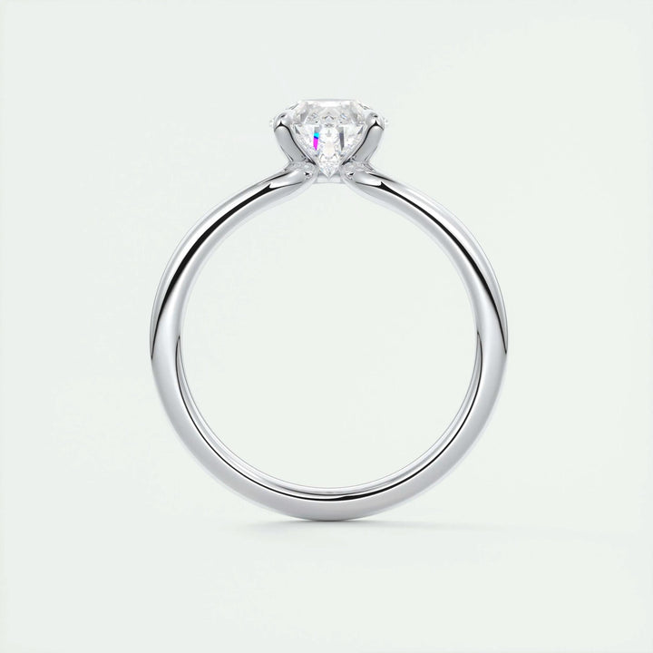 2ct Pear Shaped F- VS1 Lab Grown Diamond Solitaire Engagement Ring