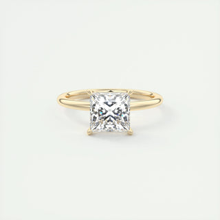 2ct Princess F- VS1 Lag Grown Diamond Solitaire Engagement Ring
