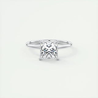 2ct Princess F- VS1 Lag Grown Diamond Solitaire Engagement Ring