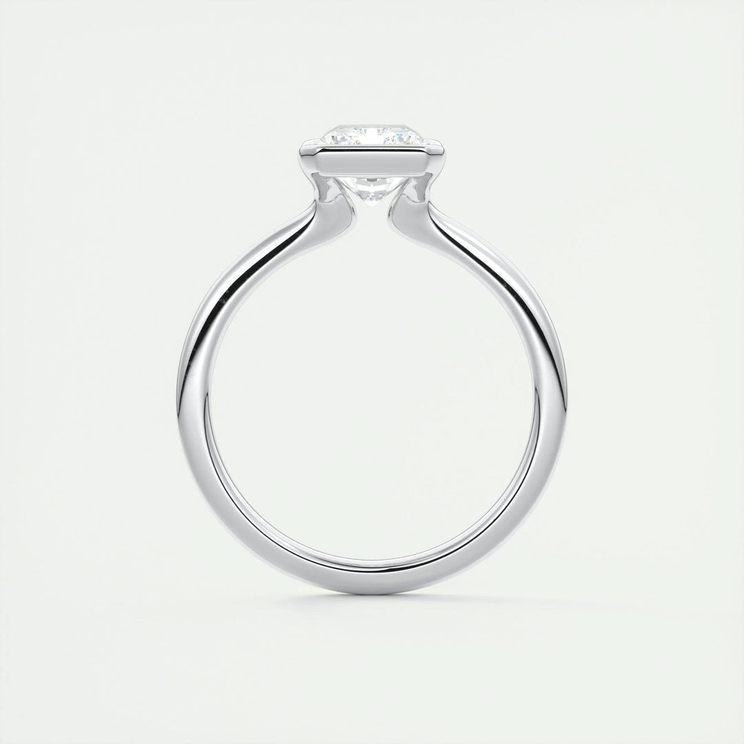 2ct Radiant F- VS1 Lab Grown Diamond Solitaire Engagement Ring