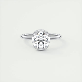 2ct Round Cut F- VS1 Lab Grown Diamond Solitaire Engagement Ring