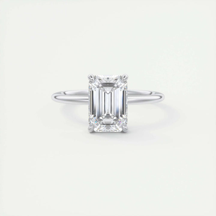 2ct Emerald F - VS1 Lab Grown Diamond Solitaire Engagement Ring - Doozy Diamonds