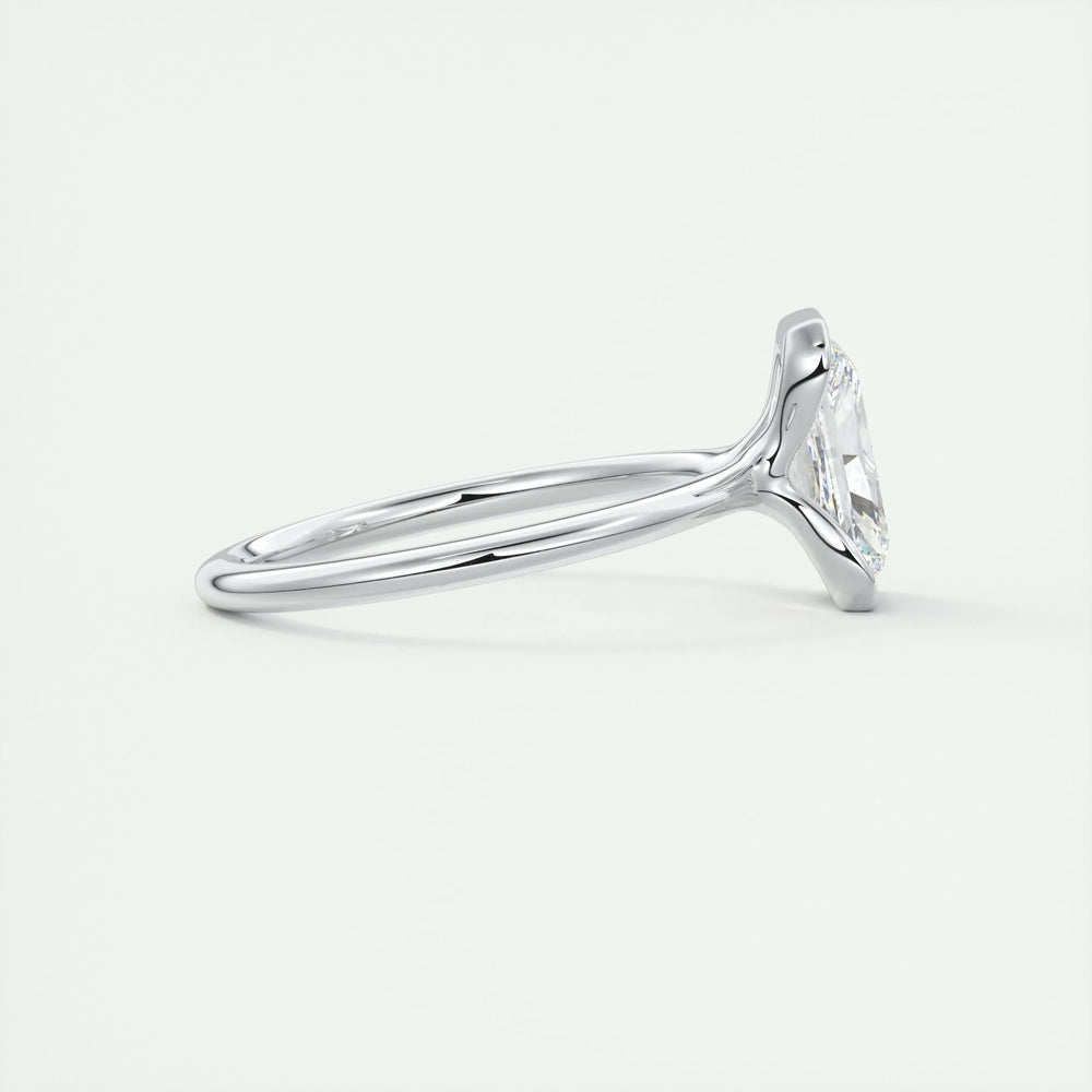 2ct Radiant F - VS1 Lab Grown Diamond Solitaire Engagement Ring - Doozy Diamonds