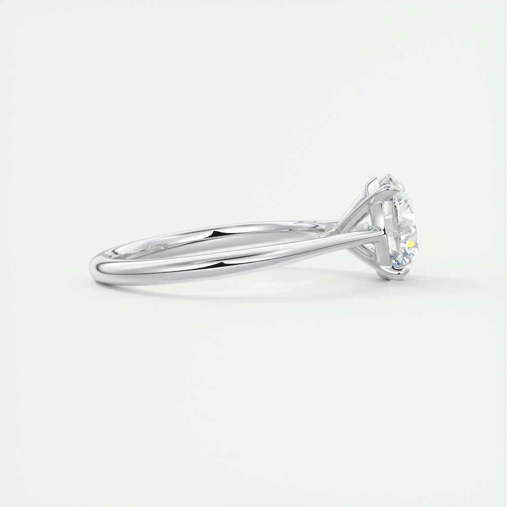 2ct Round F - VS1 Lab Grown Diamond Solitaire Engagement Ring - Doozy Diamonds