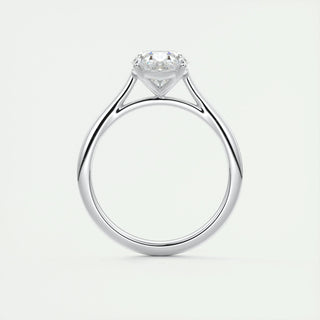 1.91 CT Oval Cut Solitaire Moissanite Engagement Ring