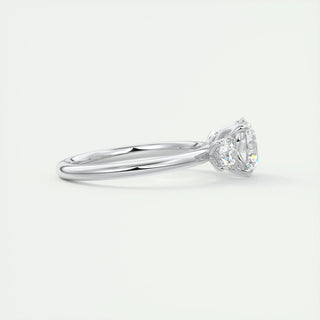 1.5ct Round F- VS1 Diamond Three Stones Engagement Ring