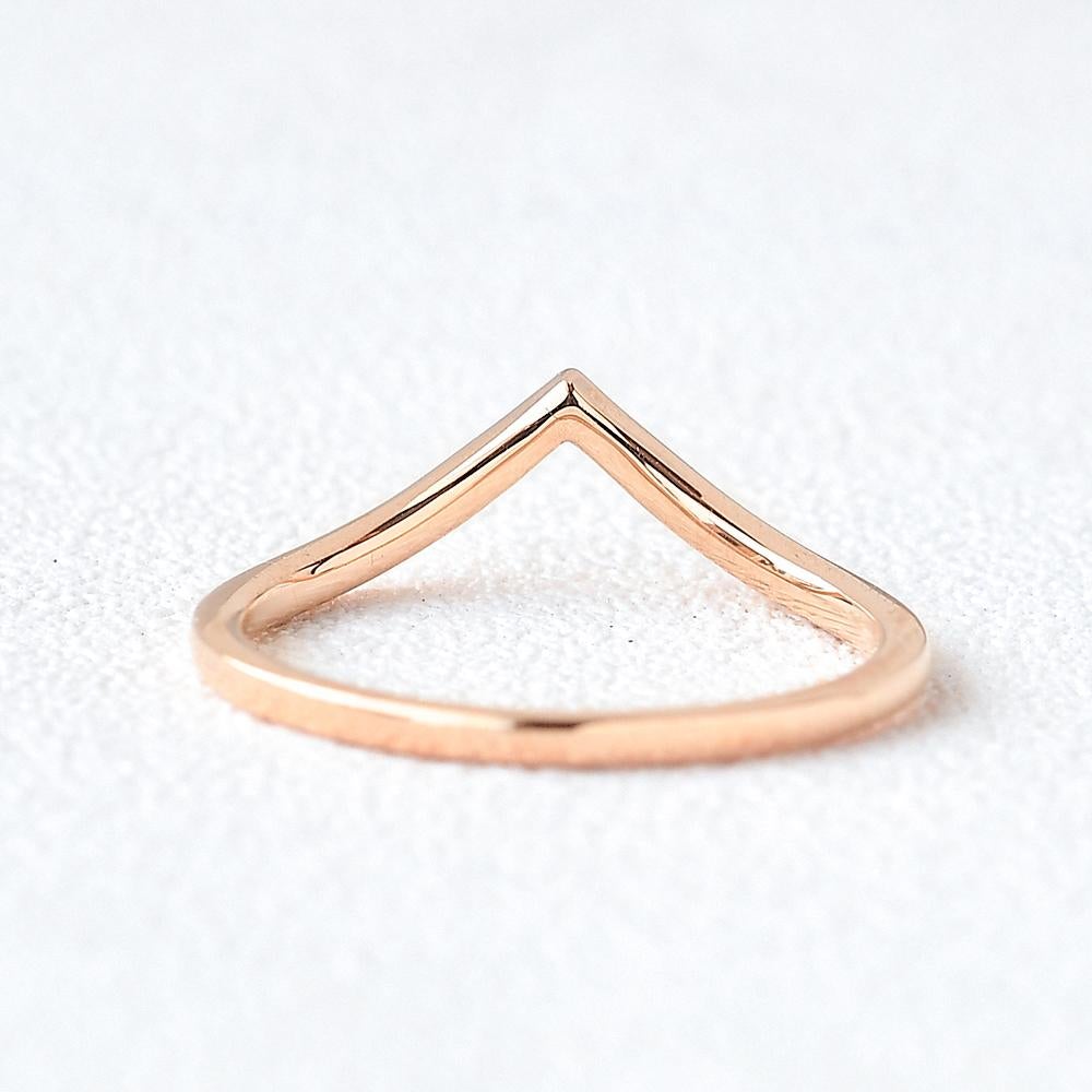 1.5mm Solid Gold Curved Perfect Stacking Band for All Rings