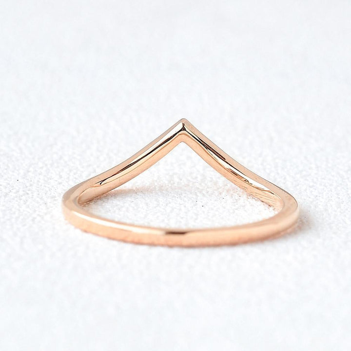 1.5mm Solid Gold Curved Perfect Stacking Band for All Rings